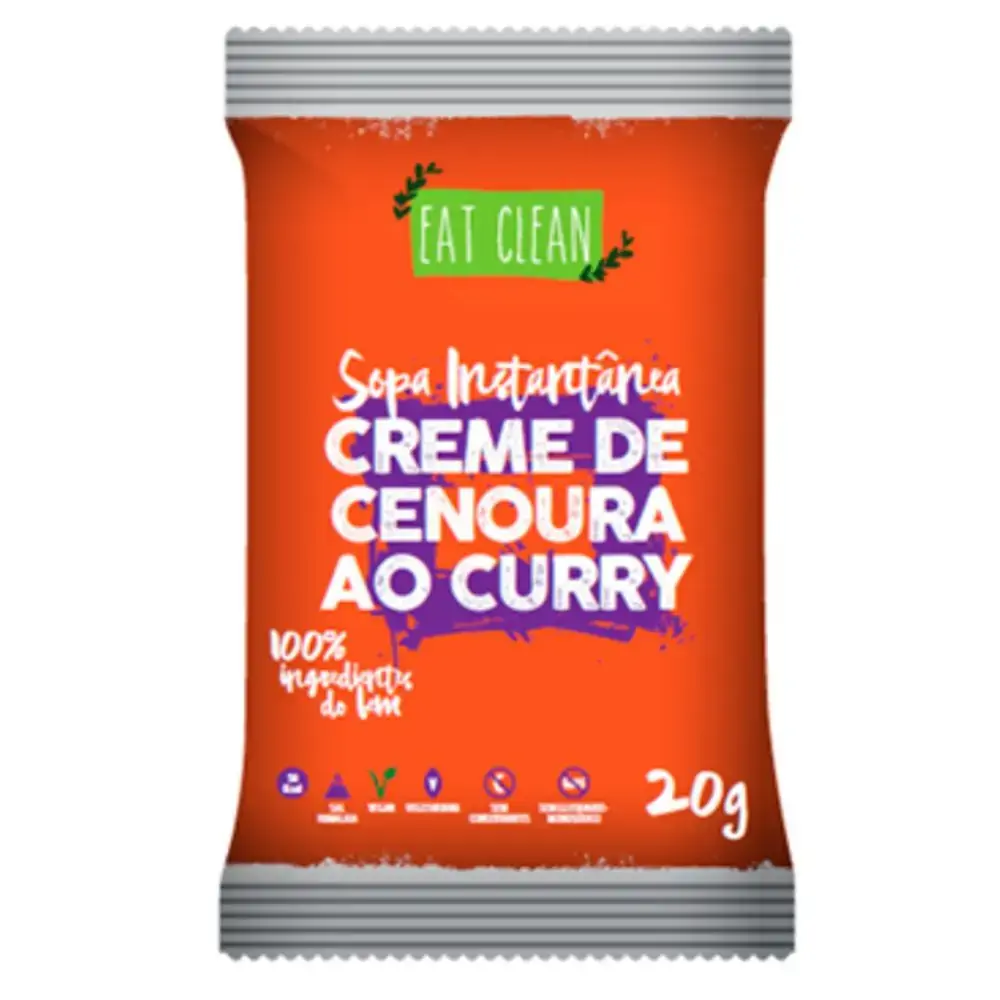 Creme De Cenoura Com Curry 20g Eat Clean