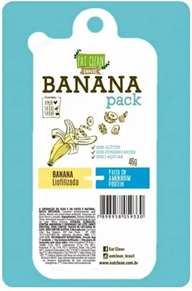 Banana Pack Amendoim Protein Eat Clean 46g