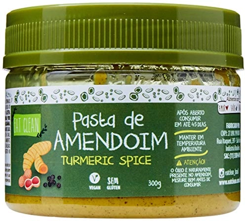 Pasta Amendoim Tumeric Spice Eat Clean 300g