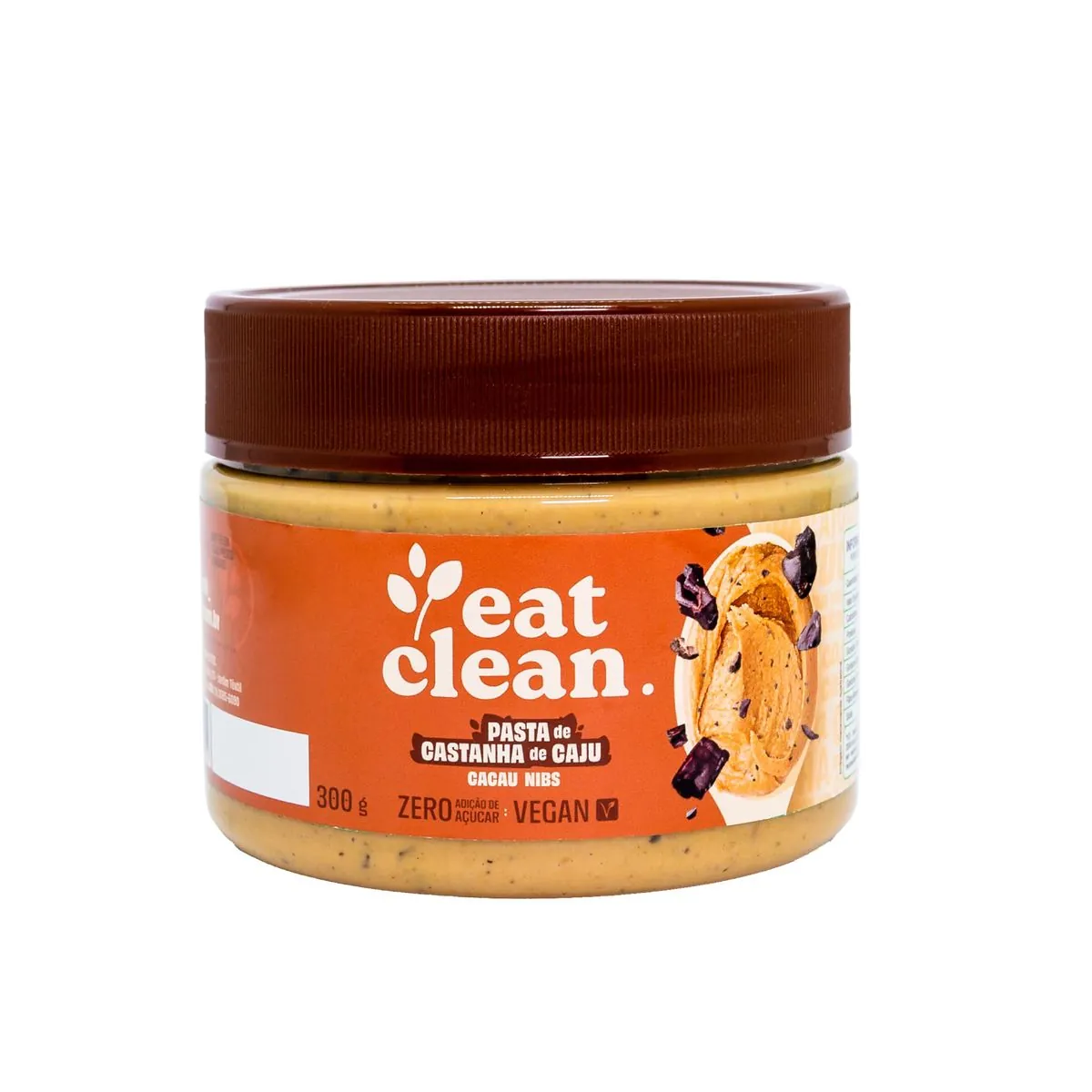 Pasta de Castanha de Caju com Nibs de Cacau EAT CLEAN 300g