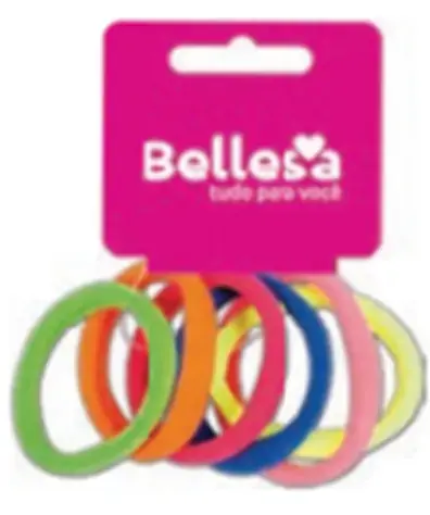 Elastico Bellesa Meia Colorido C/6