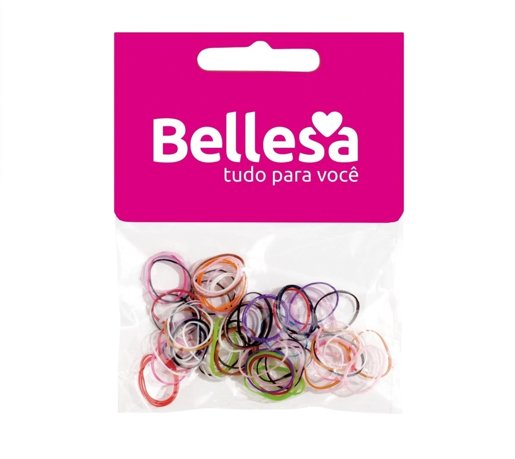 Elastico Bellesa Silicone Colorido C/75