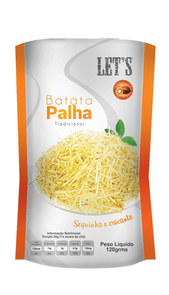 Batata Palha Lets New 120g Tradicional