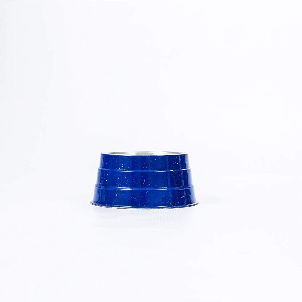 Comedouro Aluminio Pesado Cocker Azul
