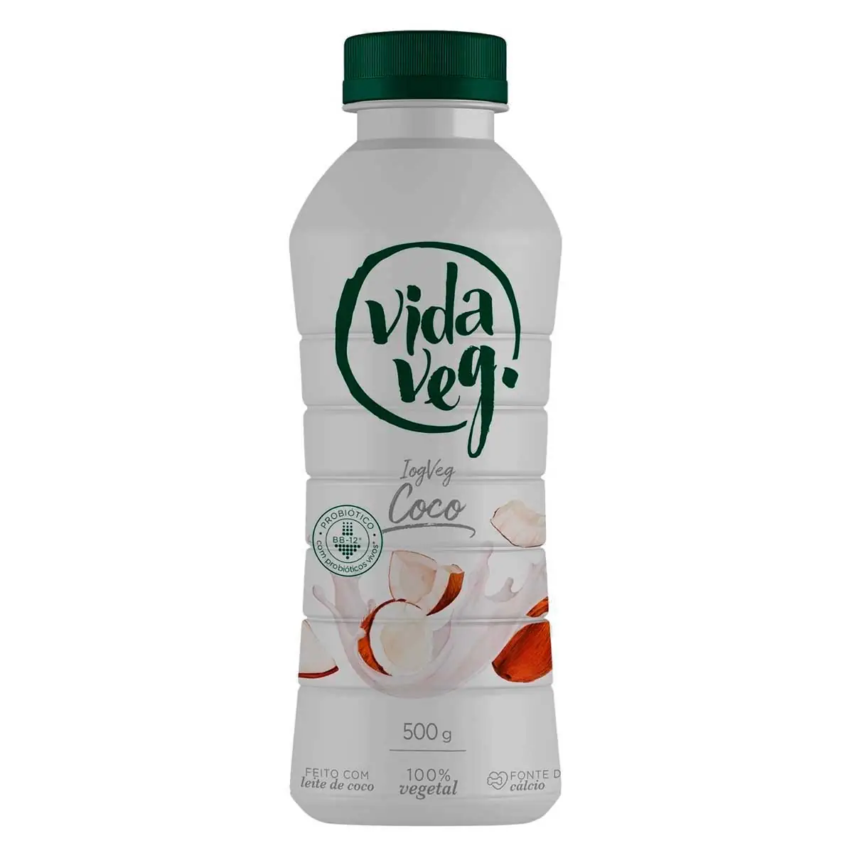 Iogurte Vegano Sabor Coco Natural Vida Veg 500g