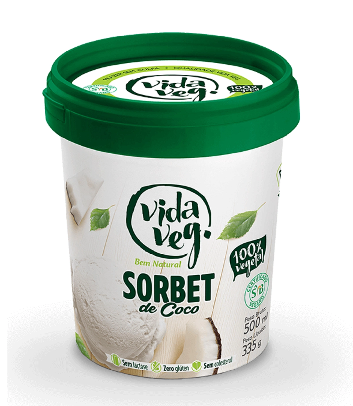 Sorbet Coco Vida Veg 500ml