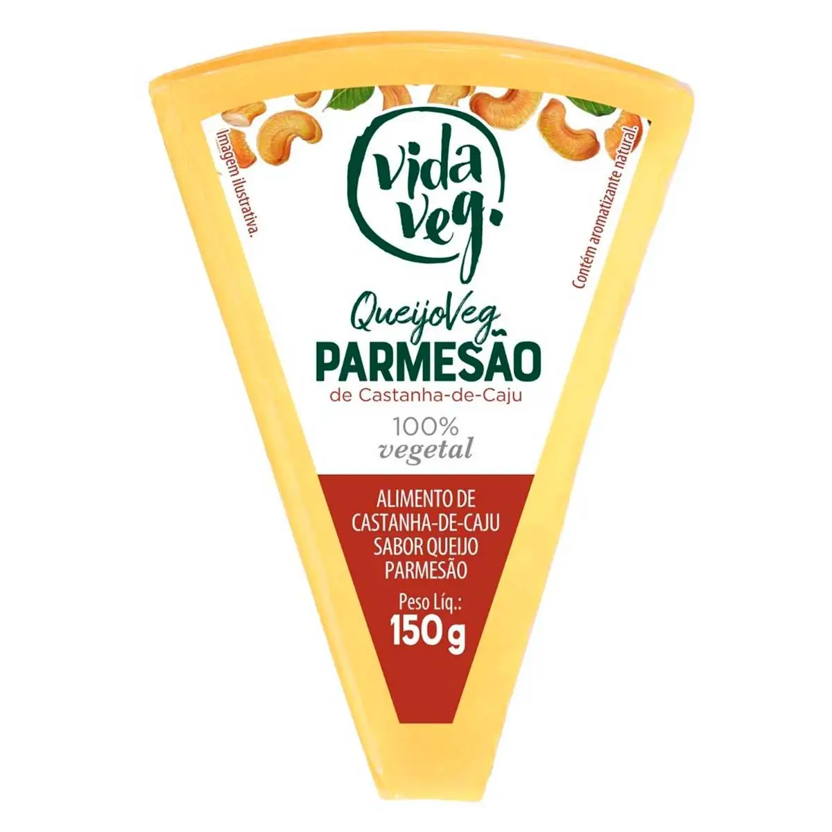 Queijo Parmesão Vegano de Castanha de Caju Vida Veg 150g