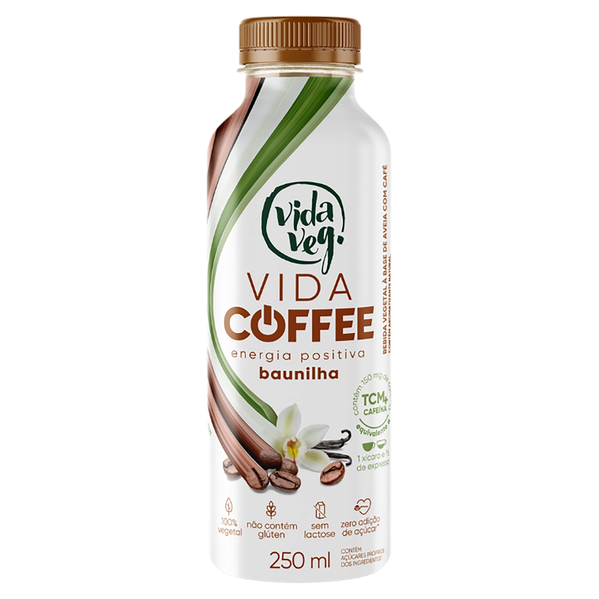 Bebida Vegetal Baunilha Vida Veg Coffee Frasco 250ml