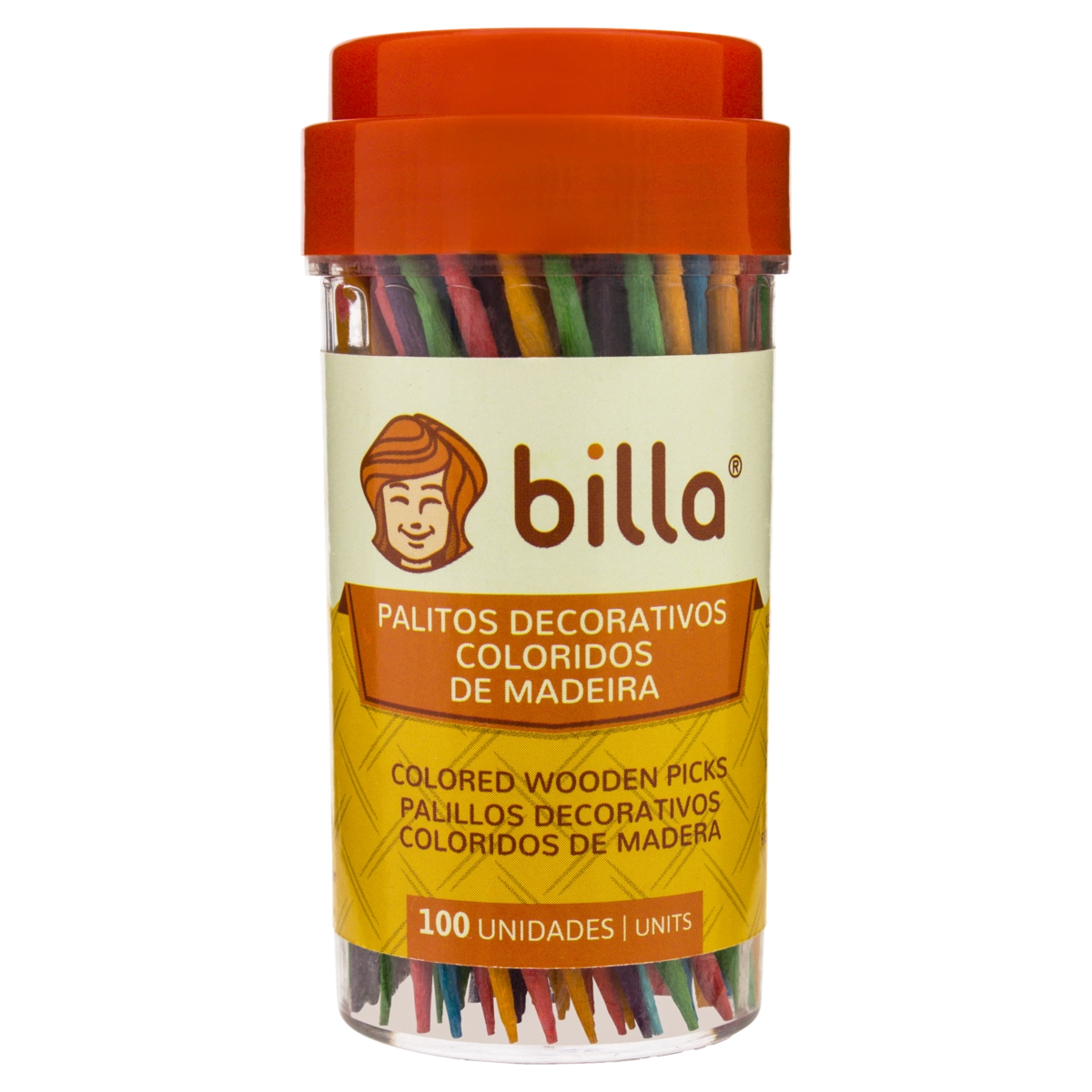 Palito De Madeira Decorativo Billa 100 Unidades