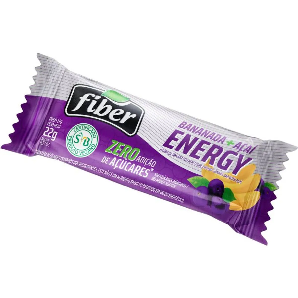 Fiber Energy Bananada E Acai 22 Gr Palmi