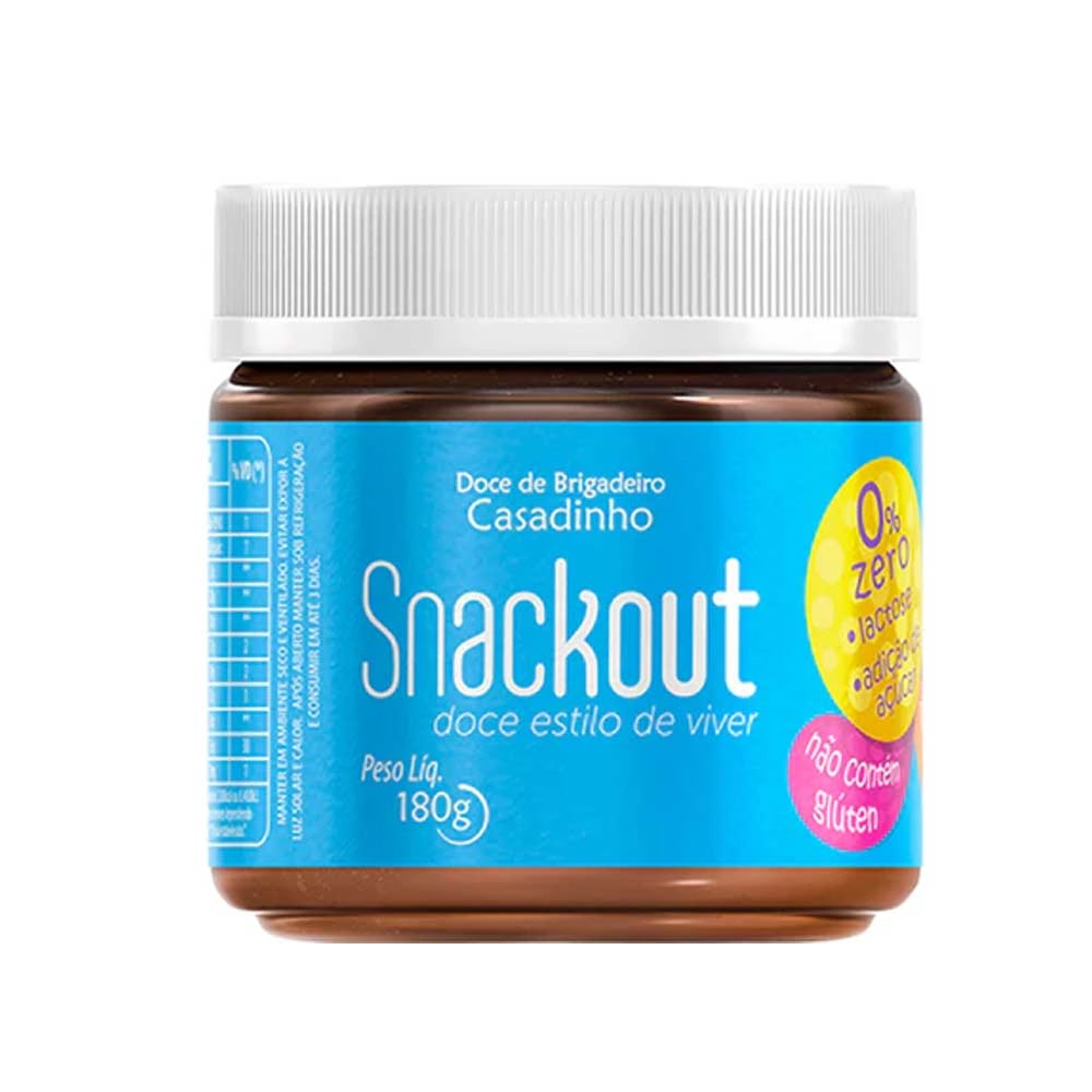 Casadinho Zero Lactose Snackout Pote 180g