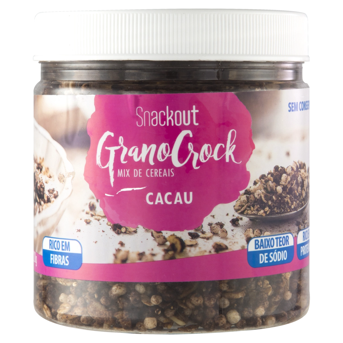 Mix De Cereais Cacau Snackout Granocrock Pote 220g