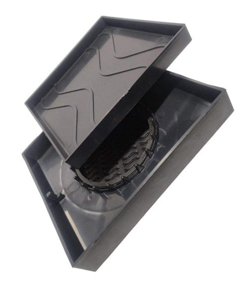 Ralo Oculto 15x15 Invisivel Para Piso Porcelanato Cinza