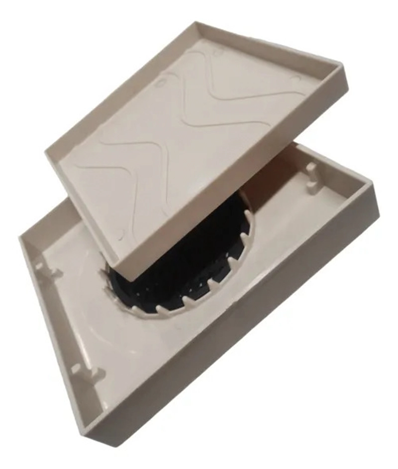 Ralo Oculto 15x15 Invisivel Para Piso Porcelanato Bege