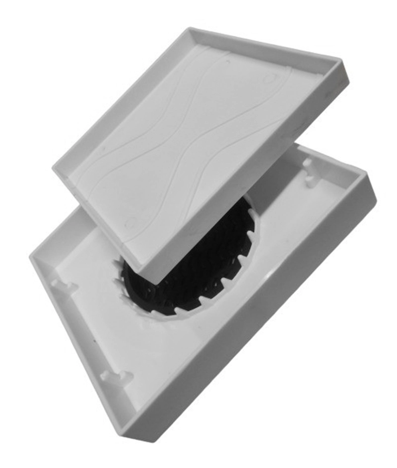 Ralo Oculto 15x15 Invisivel Para Piso Porcelanato Branco
