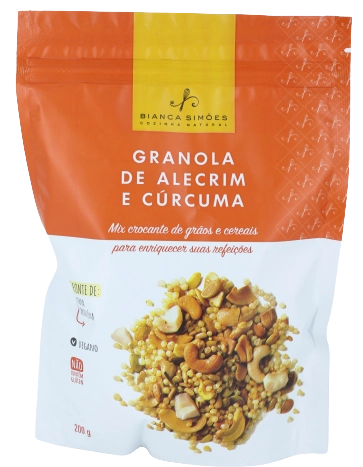 Granola Salgada De Alecrim E Curcuma 250g Bianca Simoes