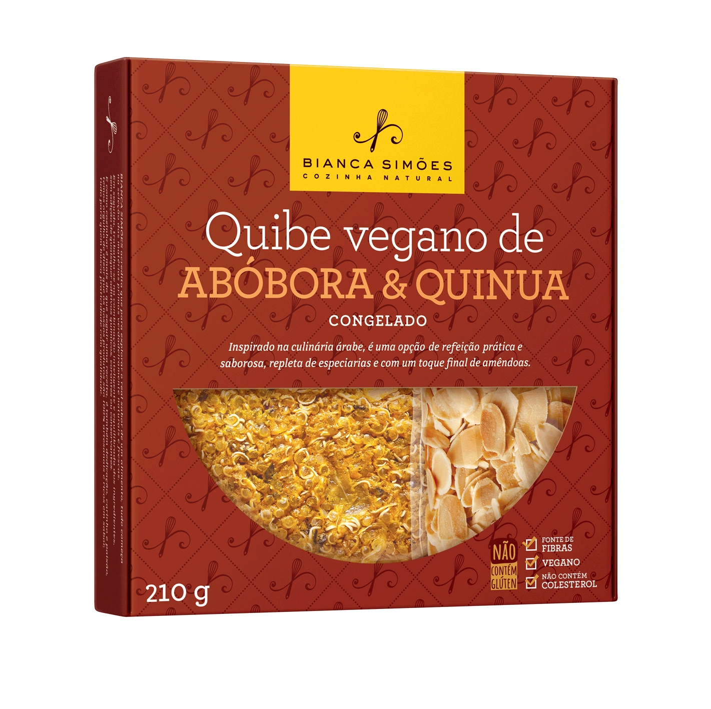 Quibe De Abobora E Quin.ind 210g Bianca Simoes
