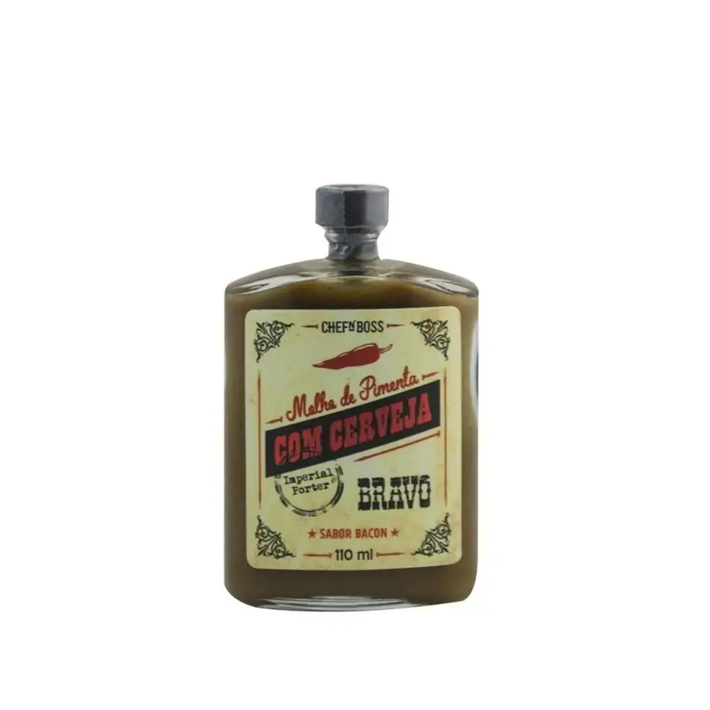 Molho De Pimenta Com Cerveja Bravo 110ml