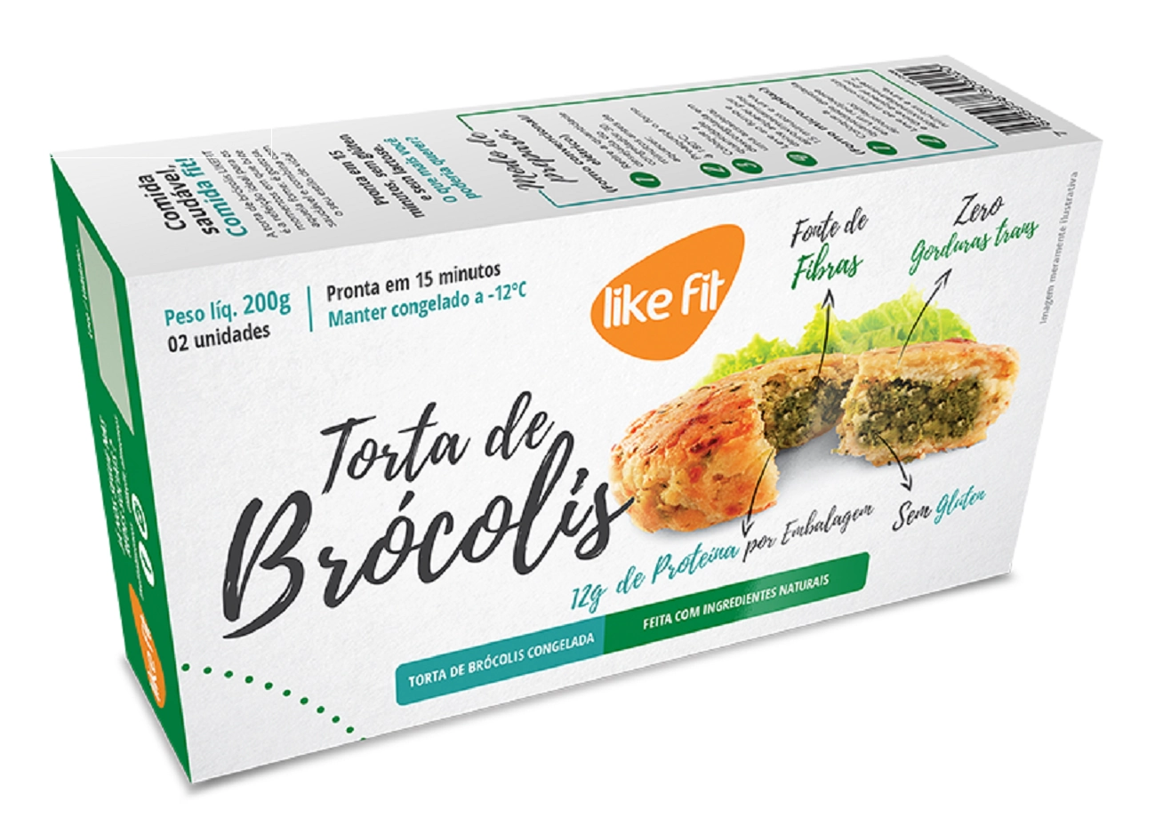 Torta De Brocolis Pre Assada Like Fit