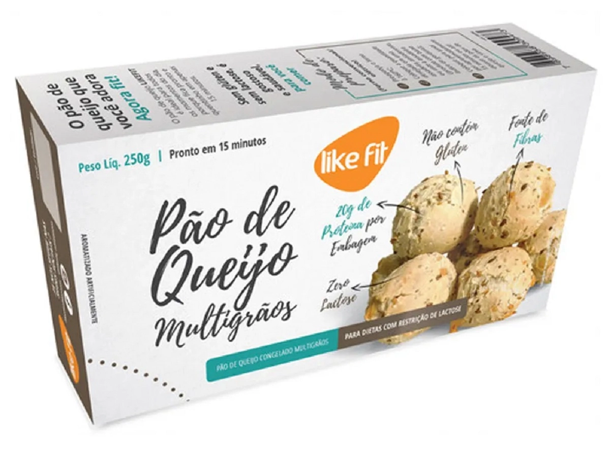 Pao Queijo Multigraos Like Fit 250g