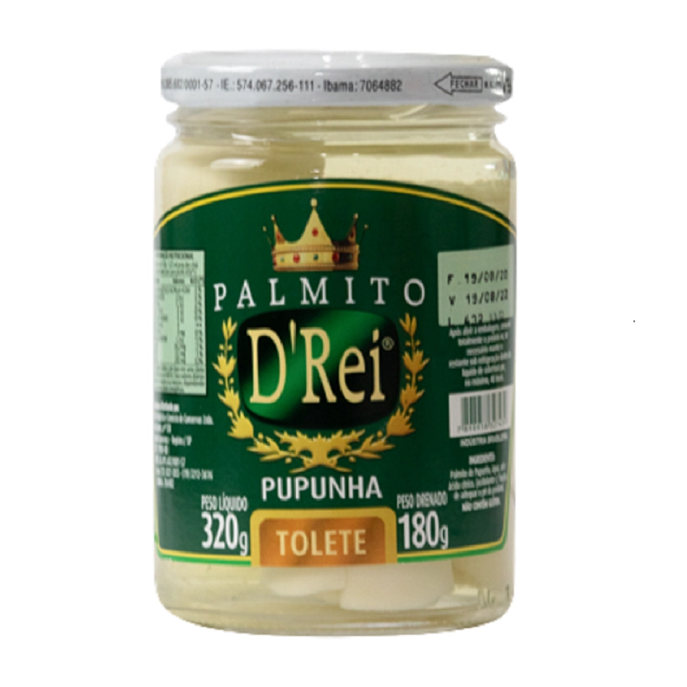Palmito D Rei Pupunha Tolete 180g