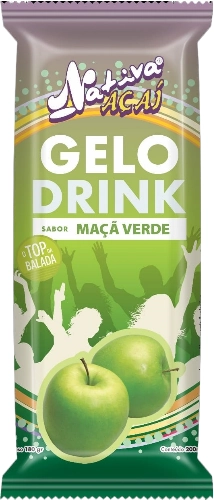 Gelo P/drink Nativa Acai Sabor Maca Verde 180g
