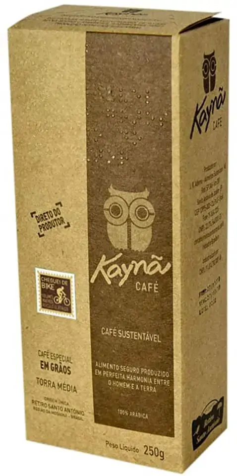 Cafe Kayna Torrado Em Graos 250g Kayna