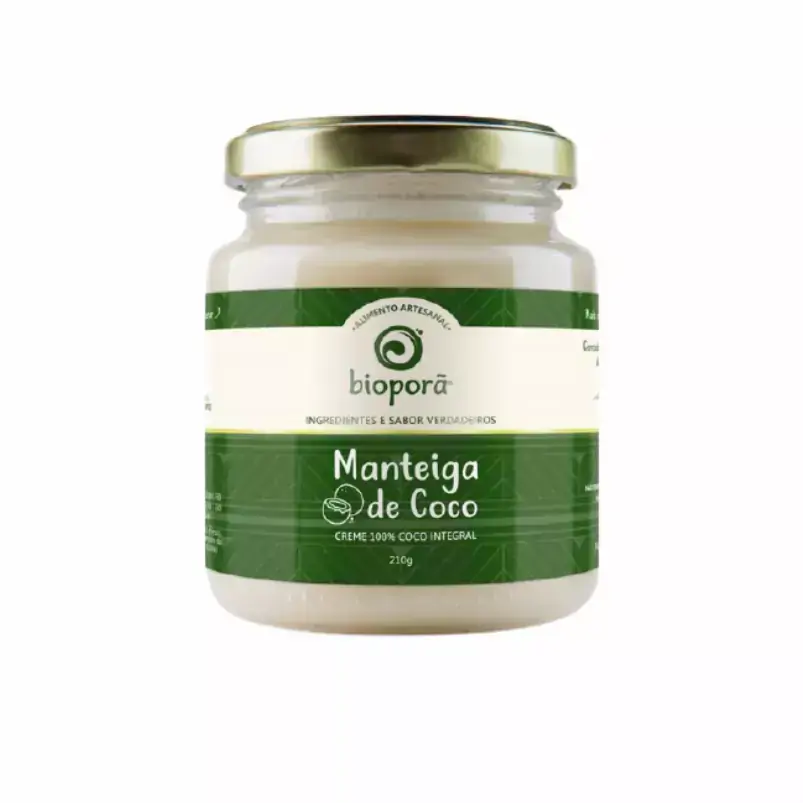 Manteiga de Coco Vegana Bioporã 210g