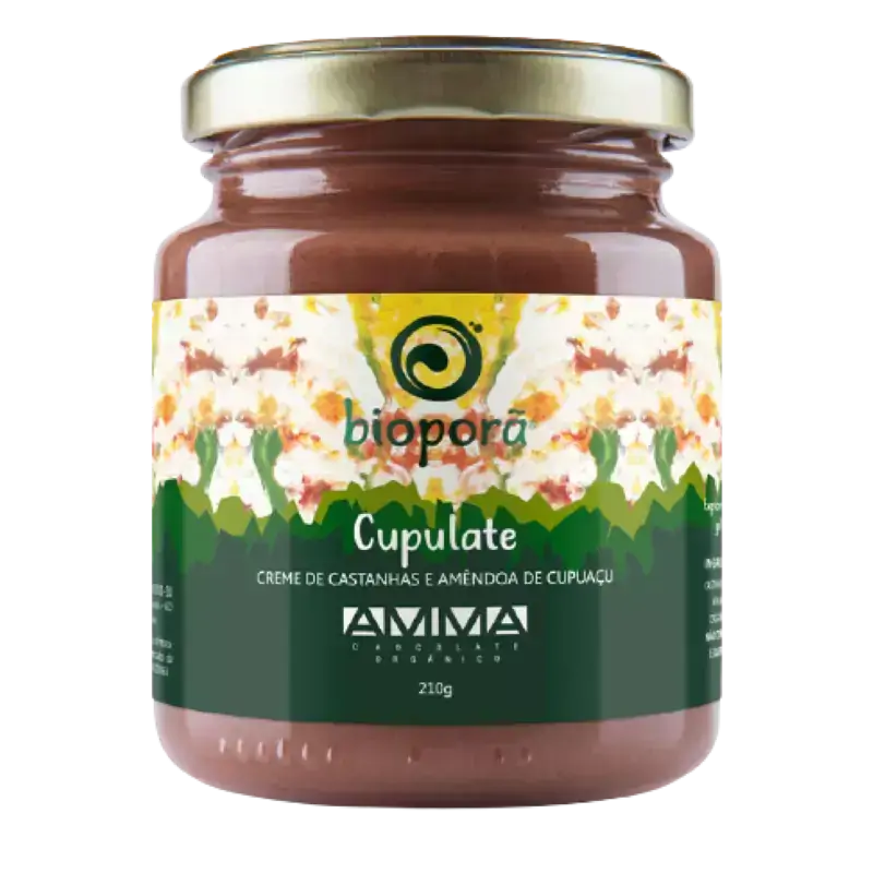 Cupulate Pasta de Castanhas e Amêndoa de Cupuaçu Vegana Bioporã 210g