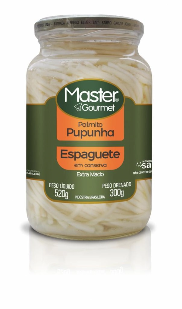 Palmito Master Gourmet 300g Pupunha Espaguete