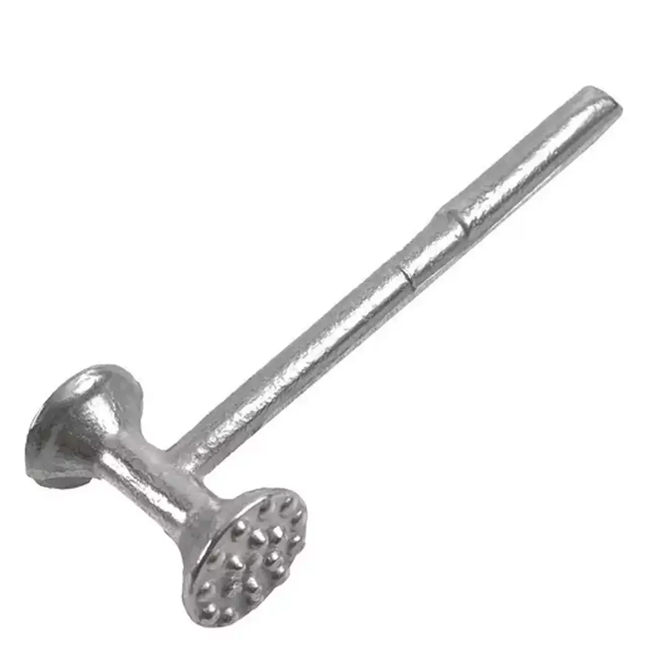 Martelo de Cozinha Metal Inteiriço Bater Bife Dimensão do Produto 20 Cm Utilizado para Amaciar a Carne, Realbras - 21404
