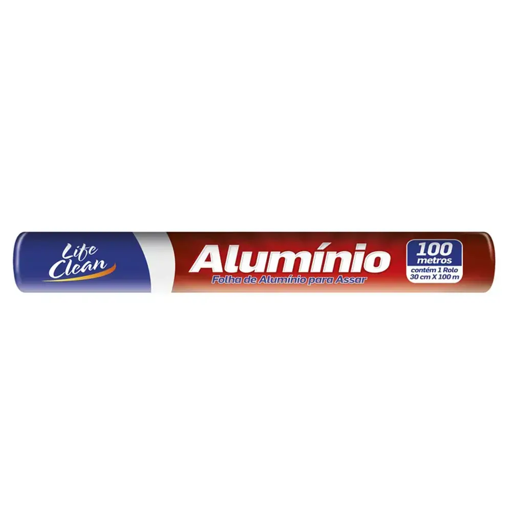 Papel Aluminio 30 X 100m Life Clean Cx C/ 12 Un