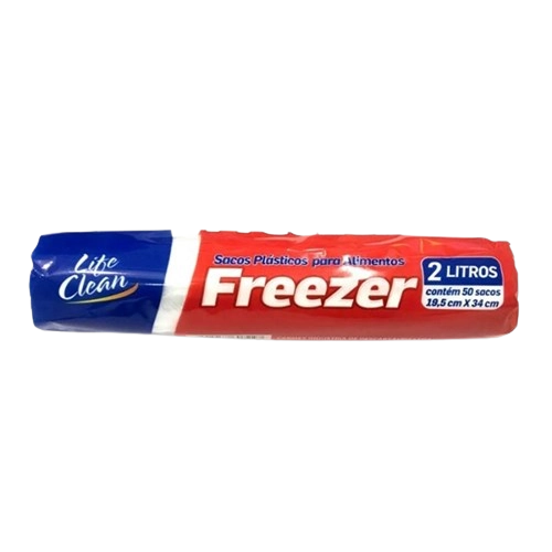 Saco Plast P/alimentos 19x34 Lifeclean 2l