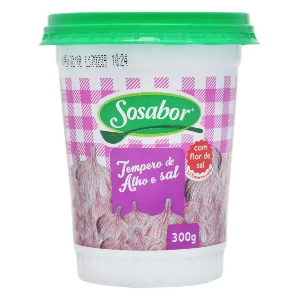 Tempero Alho E Sal 300g Sosabor
