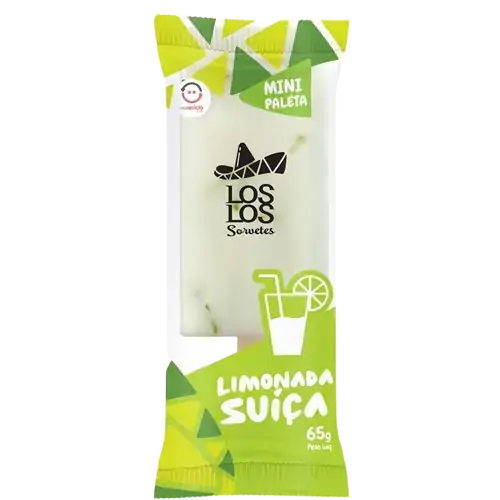 Mini Paleta Limonada Suiça Los Los Pacote 65g