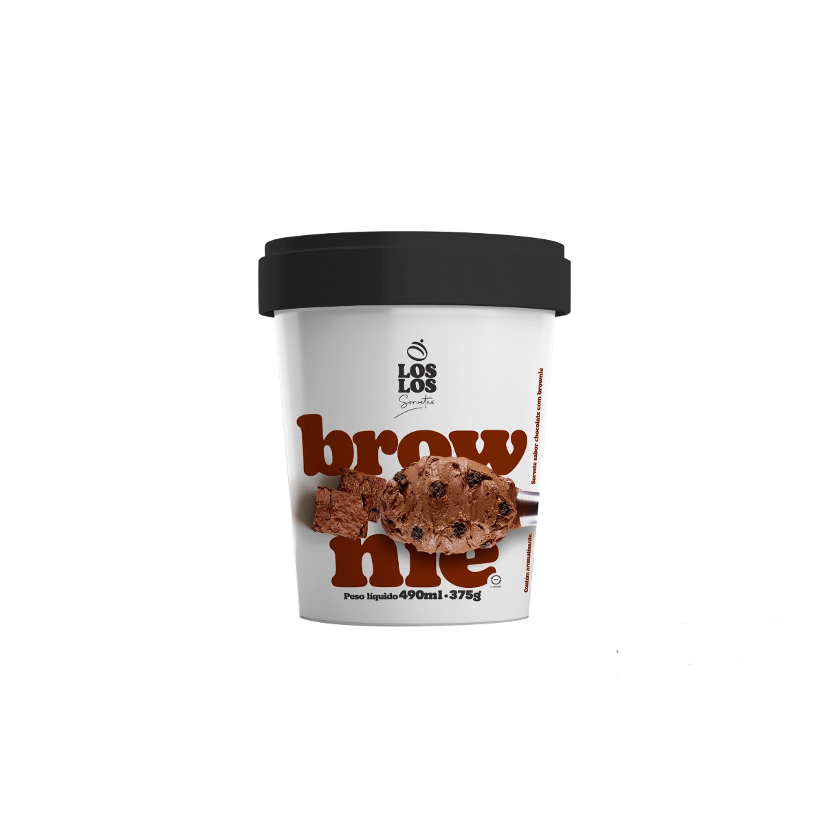 Sorvete Brownie Los Los Pote 490ml
