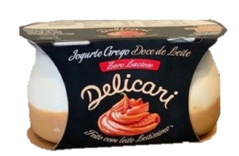 Iogurte Grego Doce De Leite Delicari 340g