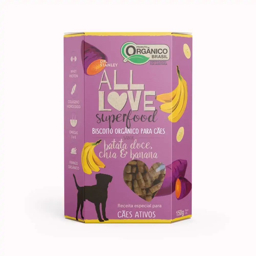All Love Superfood Batata Doce Chia E Carne 150g