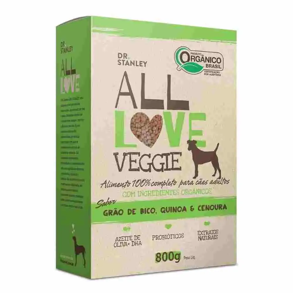 Rac Org Caes Gr/qu/ce All Love Veg 800g