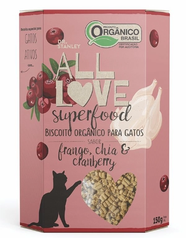 Bisc Org P/caes Fgo/chia E Cranberry 150g