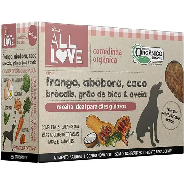 Comidinha Orgânica Para Cães Gulosos 1kg