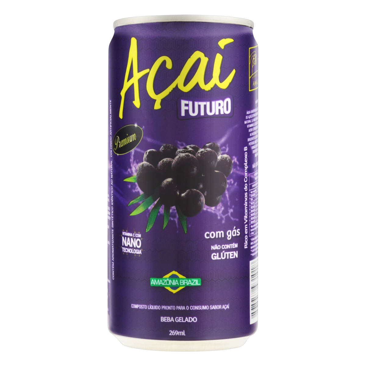 Energético Açaí Futuro Premium Lata 269ml