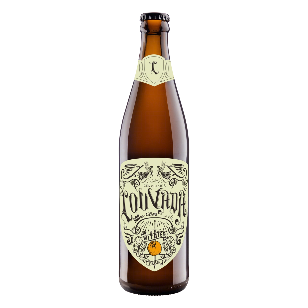 Cerveja Witbier Louvada Garrafa 500ml