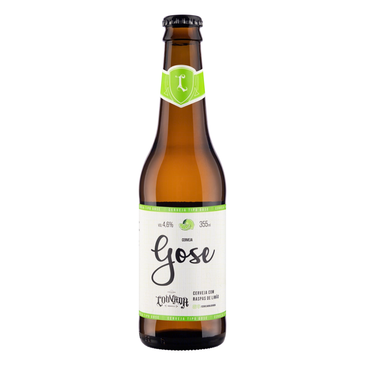 Cerveja Gose Raspas De Limão Louvada Garrafa 355ml