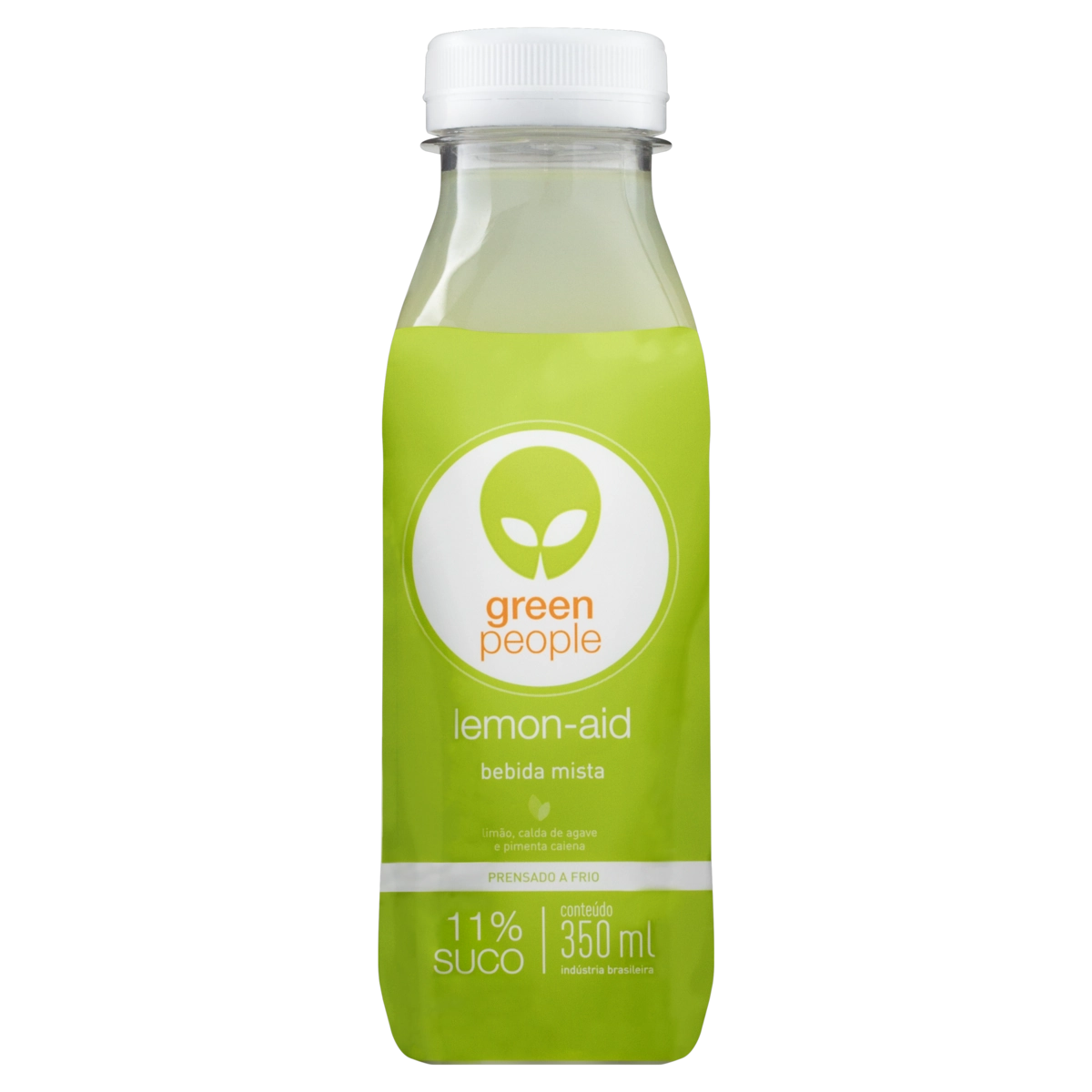 Bebida Prensada A Frio Lemon Aid Greenpeople Garrafa 350ml