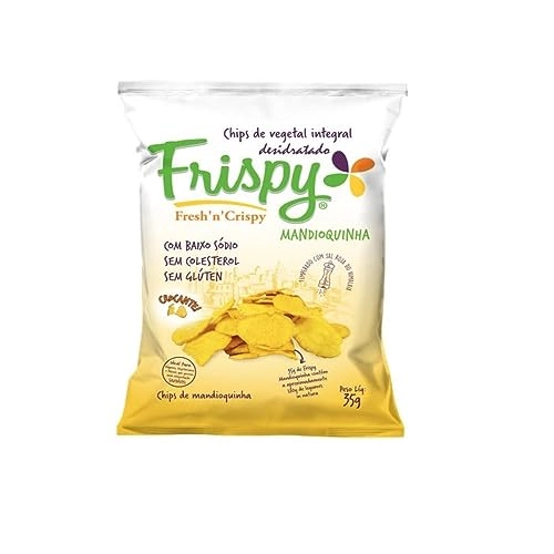 Chips De Vegetal Integral 40g Mandioquinha Frispy Alimentos