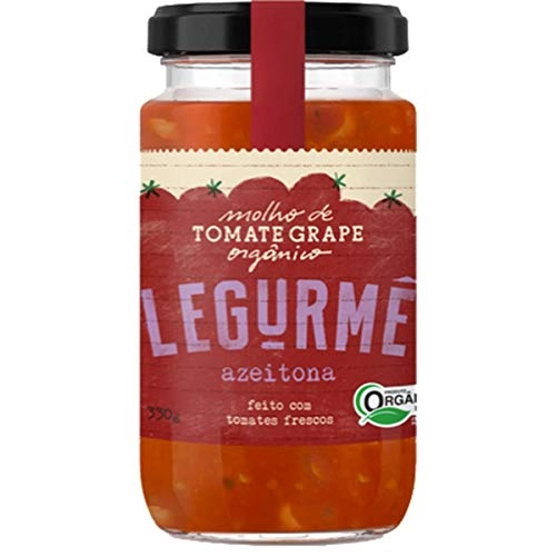 Molho de Tomate Grape Azeitona Orgânico Legurmê 330g