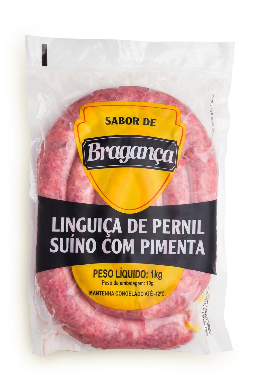 Linguica Pernil Braganca Pimenta 1kg