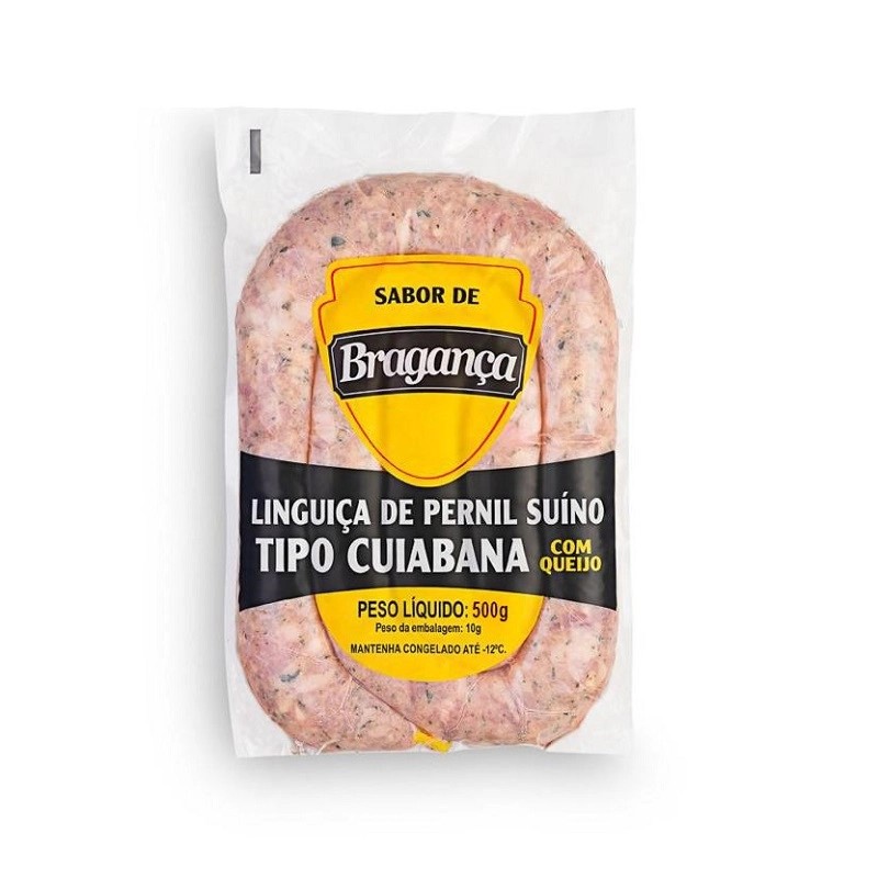 Linguica Braganca Pernil Cuiabana Cong. 500g