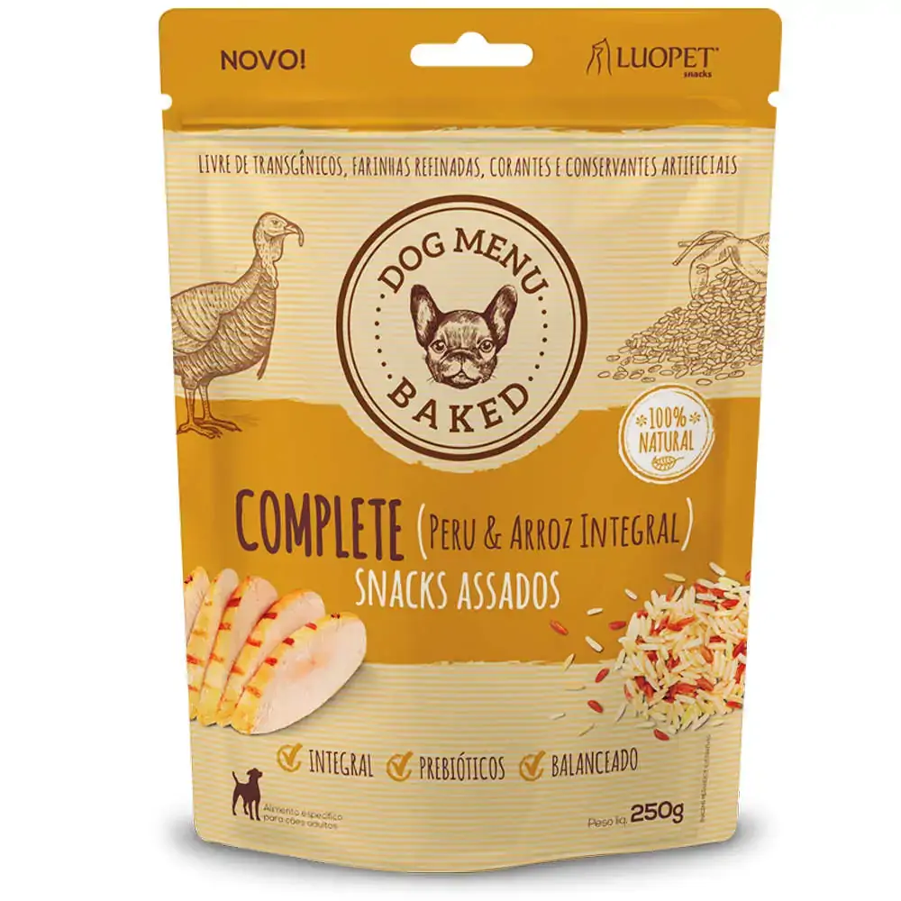 Luopet Dog Menu Baked Complete 250g